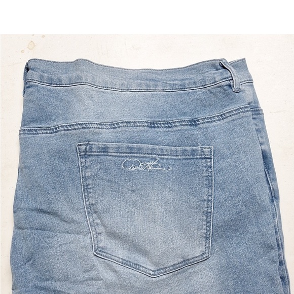 NEW! DG2 Classic Stretch Ultra Skinny Jeans, Chambray Light Wash Diane Gilman - Picture 4 of 11